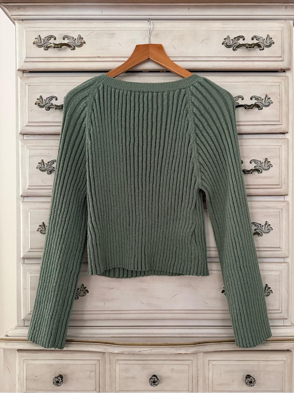 Vici Sage Ribbed Sweater - Picture 2 of 4